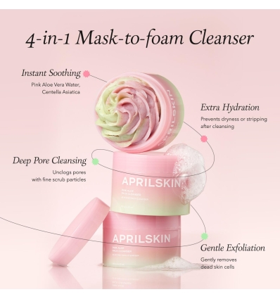 Aprilskin - Pink Aloe Pack Cleanser