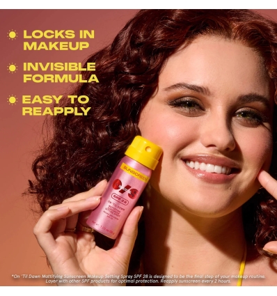 Mini On 'Til Dawn Mattifying Sunscreen Setting Spray SPF 28