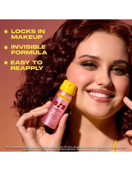 Mini On 'Til Dawn Mattifying Sunscreen Setting Spray SPF 28