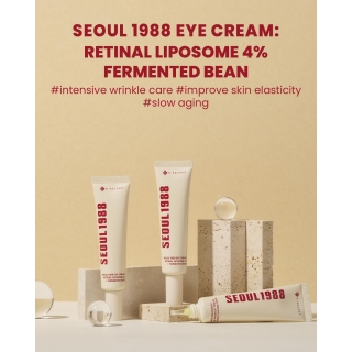 K-Secret - SEOUL 1988 Eye Cream: Retinal Liposome 4% + Fermented Bean 2