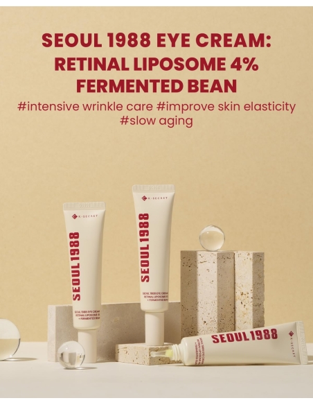 K-Secret - SEOUL 1988 Eye Cream: Retinal Liposome 4% + Fermented Bean K-Secret - SEOUL 1988 Eye Cream: Retinal Liposome 4% + Fermented Bean