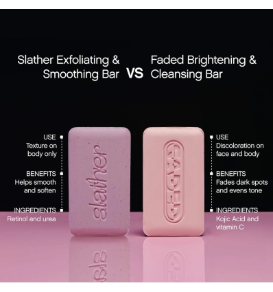 *SOBRE PEDIDO* Slather Exfoliating & Smoothing Bar (2 pack)