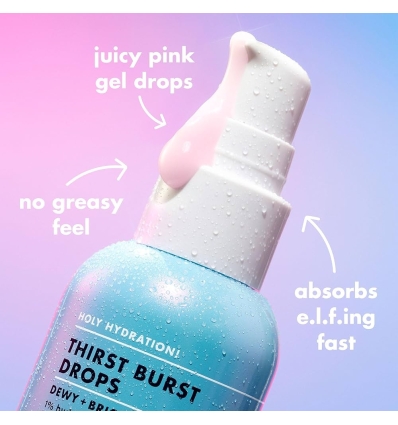 Holy Hydration! Thirst Burst Drops Dewy + Brightening