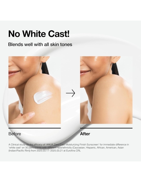 Anua - Zero-Cast Sunscreen SPF50 Anua - Zero-Cast Sunscreen SPF50