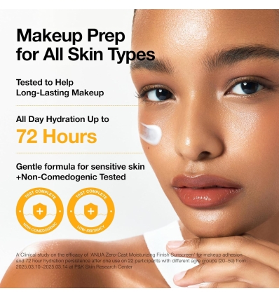 Anua - Zero-Cast Sunscreen SPF50