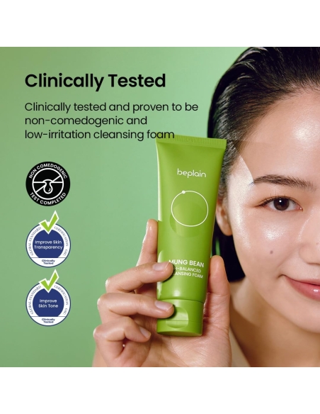 beplain - Mung Bean pH-Balanced Cleansing Foam