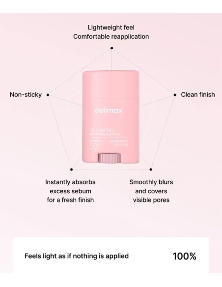 celimax - Oil Control Matiifying Sun Stick celimax - Oil Control Matiifying Sun Stick