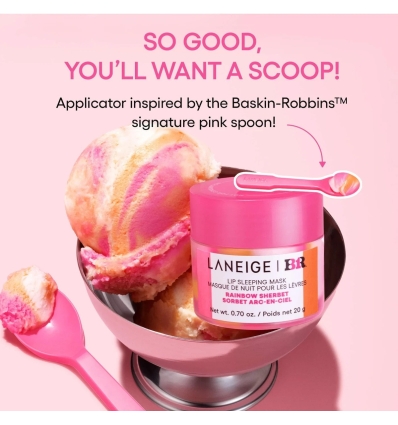 *SOBRE PEDIDO* (Rainbow Sherbert) Baskin Robbins Lip Sleeping Mask