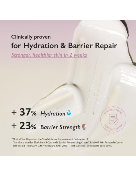 Haruharu - Black Rice 5 Ceramide Barrier Moisturizing Cream Haruharu - Black Rice 5 Ceramide Barrier Moisturizing Cream