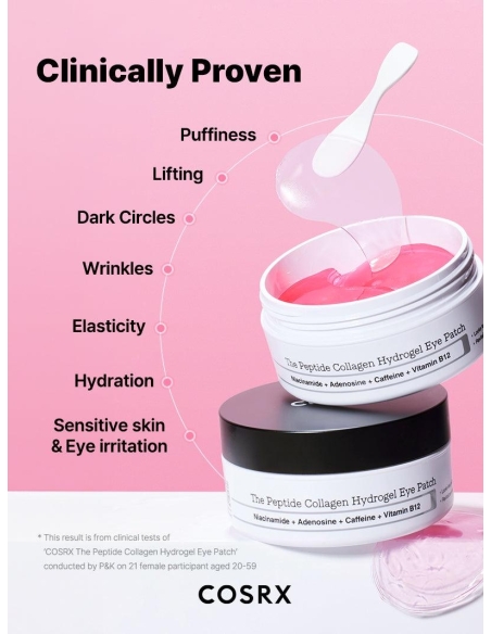 COSRX - The Peptide Collagen Hydrogel Eye Patch COSRX - The Peptide Collagen Hydrogel Eye Patch