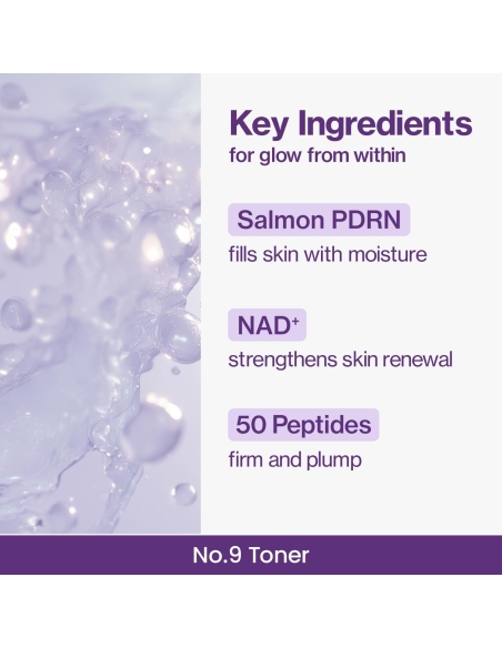 Numbuzin - No. 9 NAD PDRN Glow Boosting Toner Numbuzin - No. 9 NAD PDRN Glow Boosting Toner
