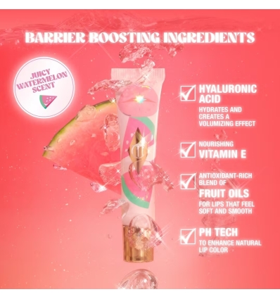 *SOBRE PEDIDO* (Juicylicious Pink Watermelon) Unreal Lips Healthy Glow Nectar Oil