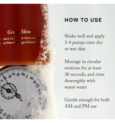 Great Skin Double Cleanse Makeup Removing Cleanser