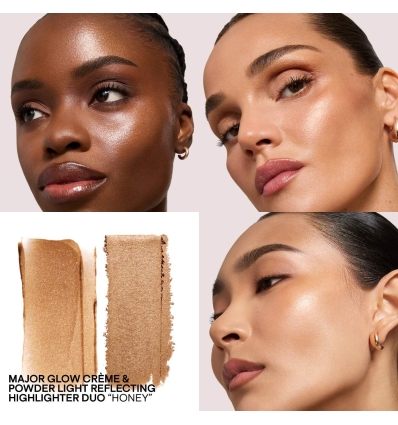 *SOBRE PEDIDO* (Honey) Creme & Powder Highlighter Duo