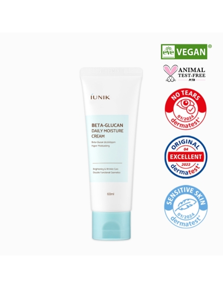 Iunik - Beta Glucan Daily Moisture Cream Iunik - Beta Glucan Daily Moisture Cream