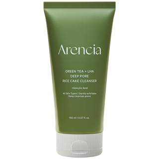 Arencia - Green Tea + LHA Deep Pore Rice Cake Cleanser