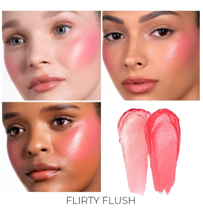 (Flirty Flush) Hy-Blush Cloudy Cream Cheek Duo