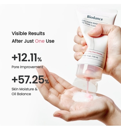 biodance - Collagen Mask To Foam Cleanser