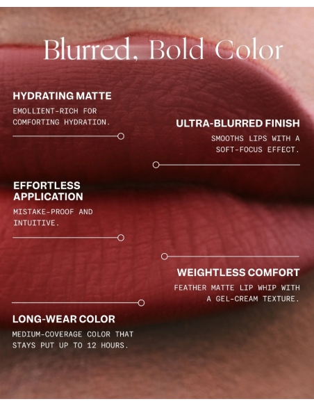 PLUME LIP Moisturizing Feather Matte Lip Whip