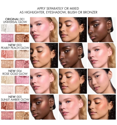 (005 Sunlit Amber Glow) BACKSTAGE Glow Face Palette