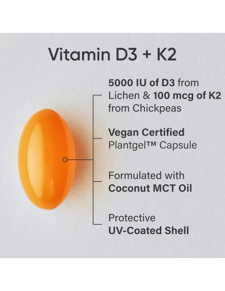 Plant Based D3 + K2 Plant Based D3 + K2