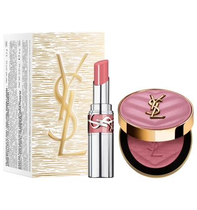 *SOBRE PEDIDO* YSL Iconic Pink Make Me Blush & Loveshine Lip Oil Stick Set