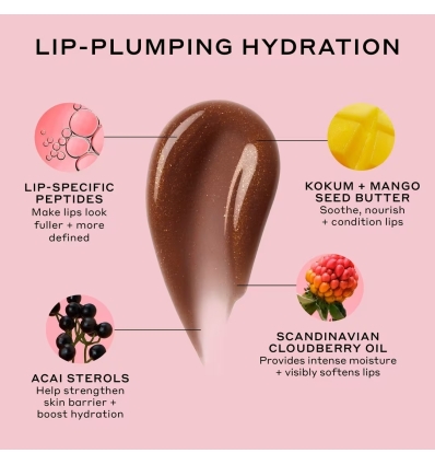 (Cocoa Creme Glimmer) Pout Preserve Hydrating Peptide Lip