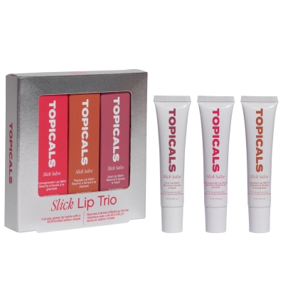 *SOBRE PEDIDO* Slick Salve Glossy Lip Balm Trio