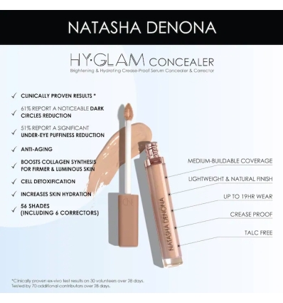 *SOBRE PEDIDO* (YP3) Hy-Glam Brightening & Hydrating Serum Concealer