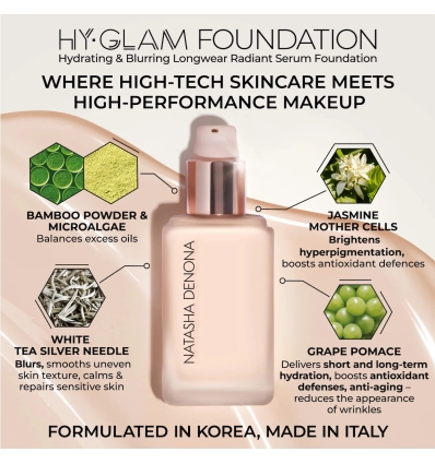 *SOBRE PEDIDO* (N4) Hy-Glam Foundation