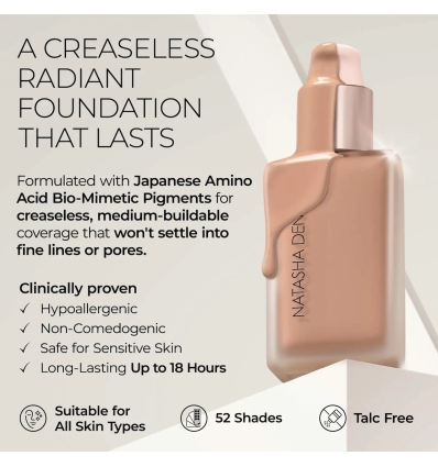 *SOBRE PEDIDO* (N4) Hy-Glam Foundation