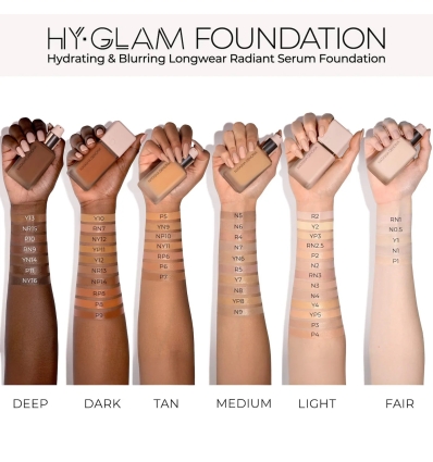 *SOBRE PEDIDO* (N4) Hy-Glam Foundation