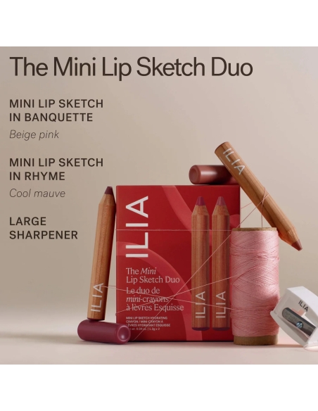 Mini Lip Sketch Duo - Lipstick + Lip Liner Set Mini Lip Sketch Duo - Lipstick + Lip Liner Set