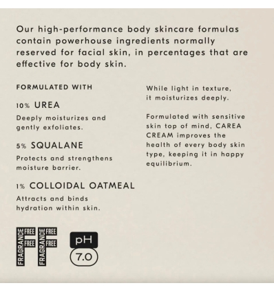 *SOBRE PEDIDO* Carea Cream Moisturizing + Softening Body Lotion