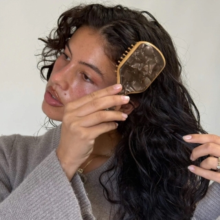 *SOBRE PEDIDO* Mini Paddle Hair Brush in Toasted Sugar 2