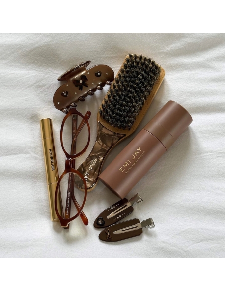 *SOBRER PEDIDO* Mini Boar Bristle Smoothing Hair Brush in Toasted Sugar *SOBRER PEDIDO* Mini Boar Bristle Smoothing Hair Brush in Toasted Sugar