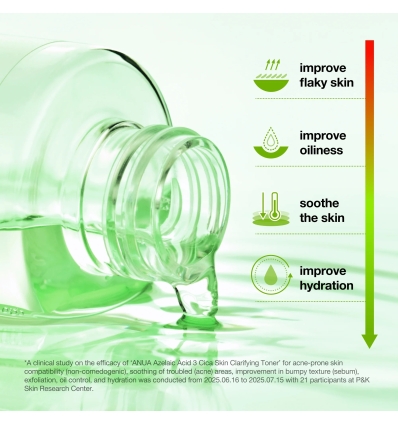 Anua - Azelaic 3 Cica Skin Clarifying Toner