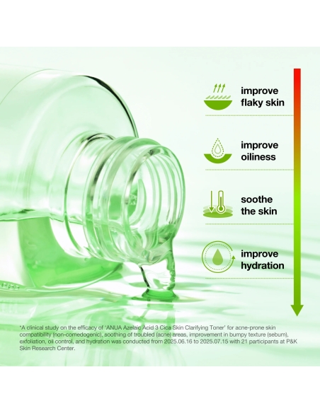 Anua - Azelaic 3 Cica Skin Clarifying Toner Anua - Azelaic 3 Cica Skin Clarifying Toner