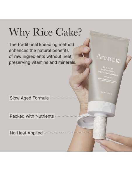 Arencia - Rice + LHA Pore Control Rice Cake Cleanser Arencia - Rice + LHA Pore Control Rice Cake Cleanser
