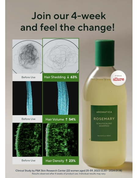 Aromatica - Rosemary Scalp Scaling Shampoo Aromatica - Rosemary Scalp Scaling Shampoo