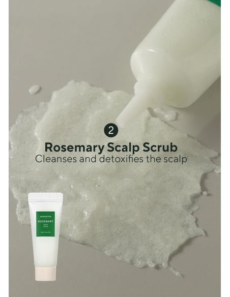 Aromatica - Rosemary Scalp Scaling Trial Kit Aromatica - Rosemary Scalp Scaling Trial Kit