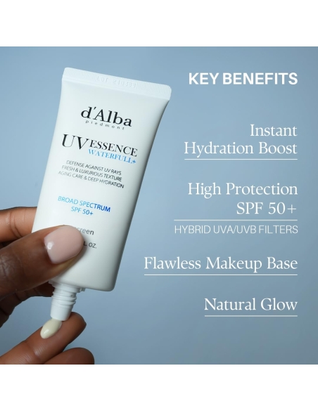 D alba - White Truffle Waterfull Essence Sunscreen SPF 50+ D alba - White Truffle Waterfull Essence Sunscreen SPF 50+
