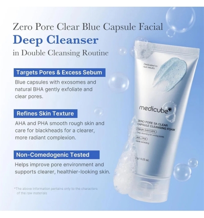 Medicube - Zero Pore Capsule Cleansing Foam