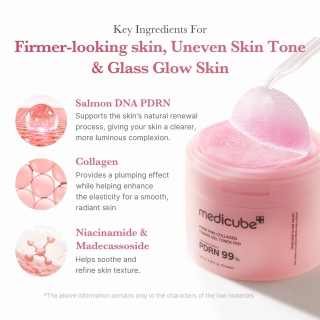 Medicube - PDRN Pink Collagen Gel Toner Pad 2