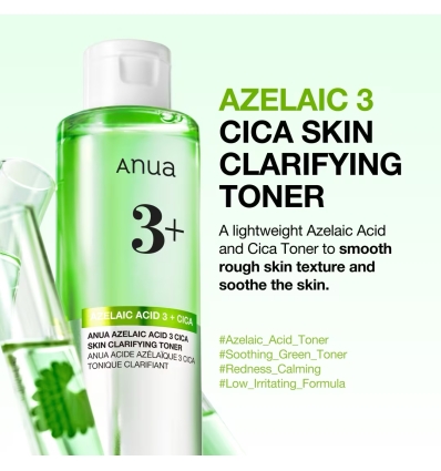 Anua - Azelaic 3 Cica Skin Clarifying Toner
