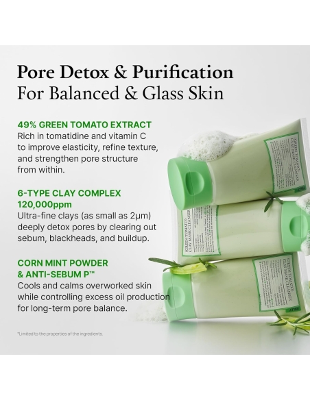 *SOBRE PEDIDO* Green Tomato Pore Detox Clay Mask Cleanser