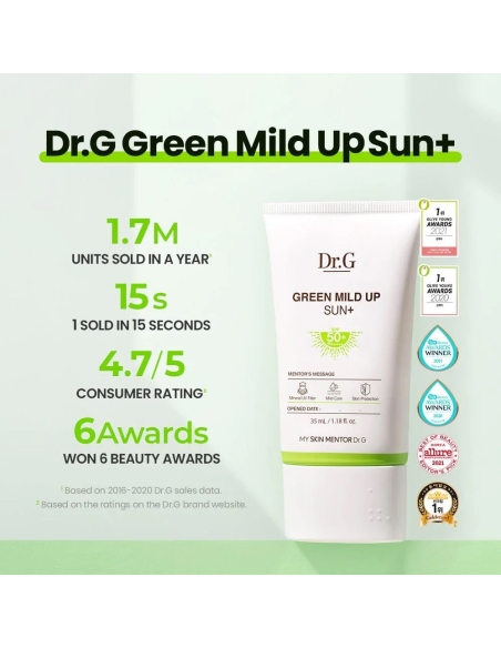 Dr G - Green Mild Up Sun+ SPF 50+ PA++++