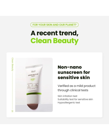 Dr G - Green Mild Up Sun+ SPF 50+ PA++++