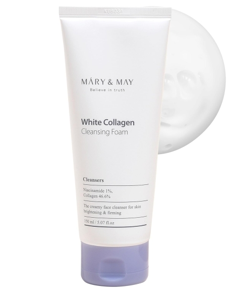 Mary & May - White Collagen Cleansing Foam