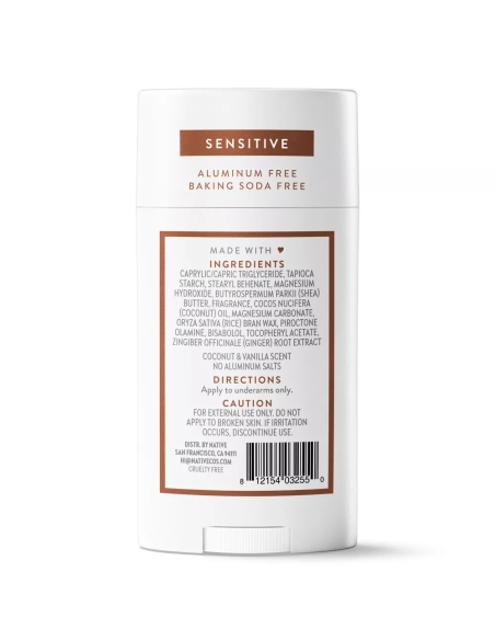 (Coconut & Vanilla) Sensitive Deodorant